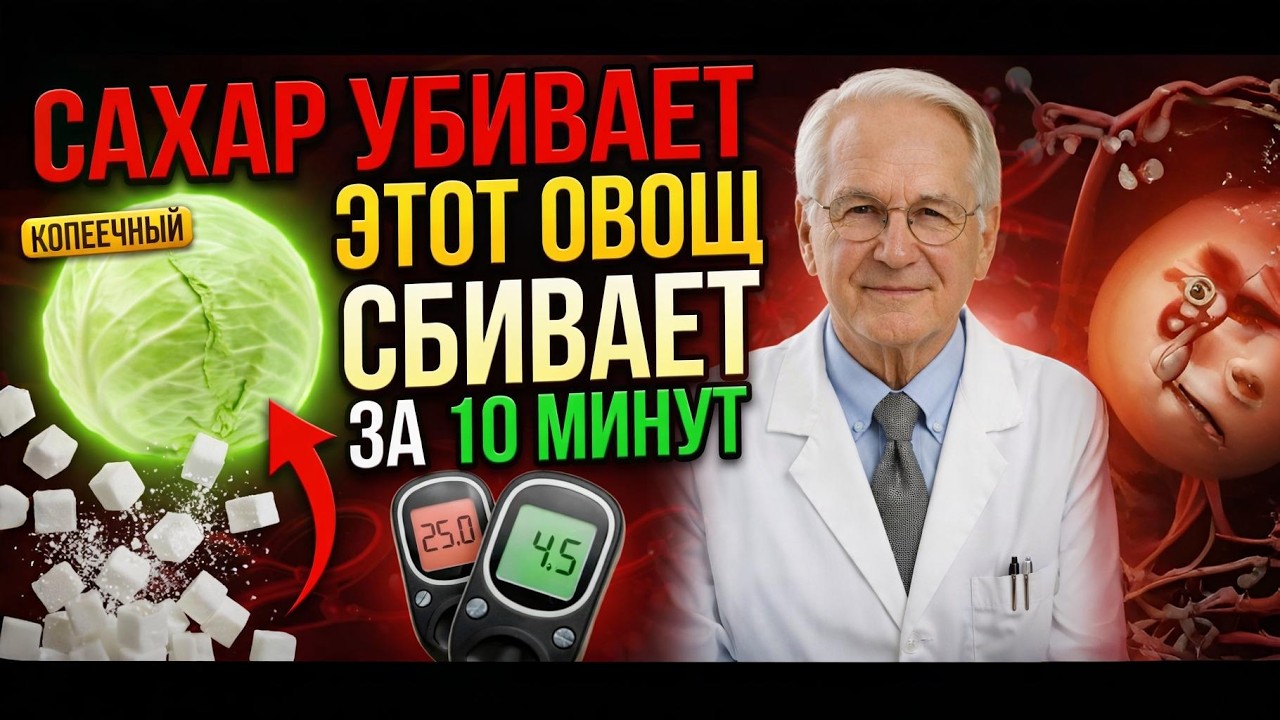 ДИАБЕТ ВАМ НЕ ГРОЗИТ! Этот дешевый овощ снижает сахар мгновенно | СОВЕТЫ!