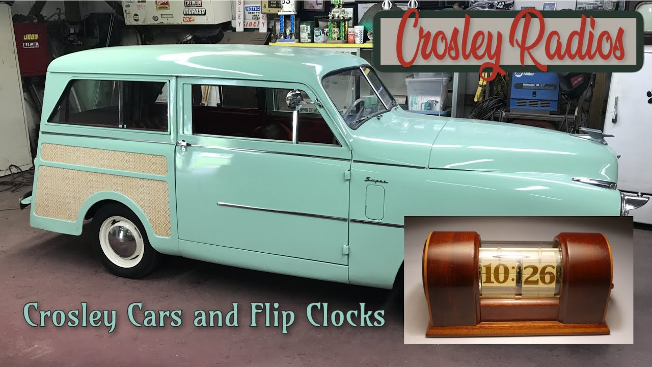 Crosley Cars and Flip Clocks