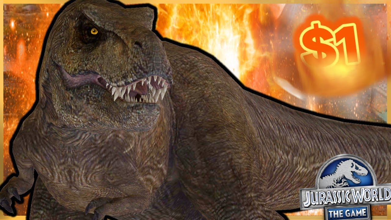 SPENDING $1.00 ON THE GAME!!!!!!!!!!!!!!!!!!!!! - Jurassic World: The Game | Ep 73