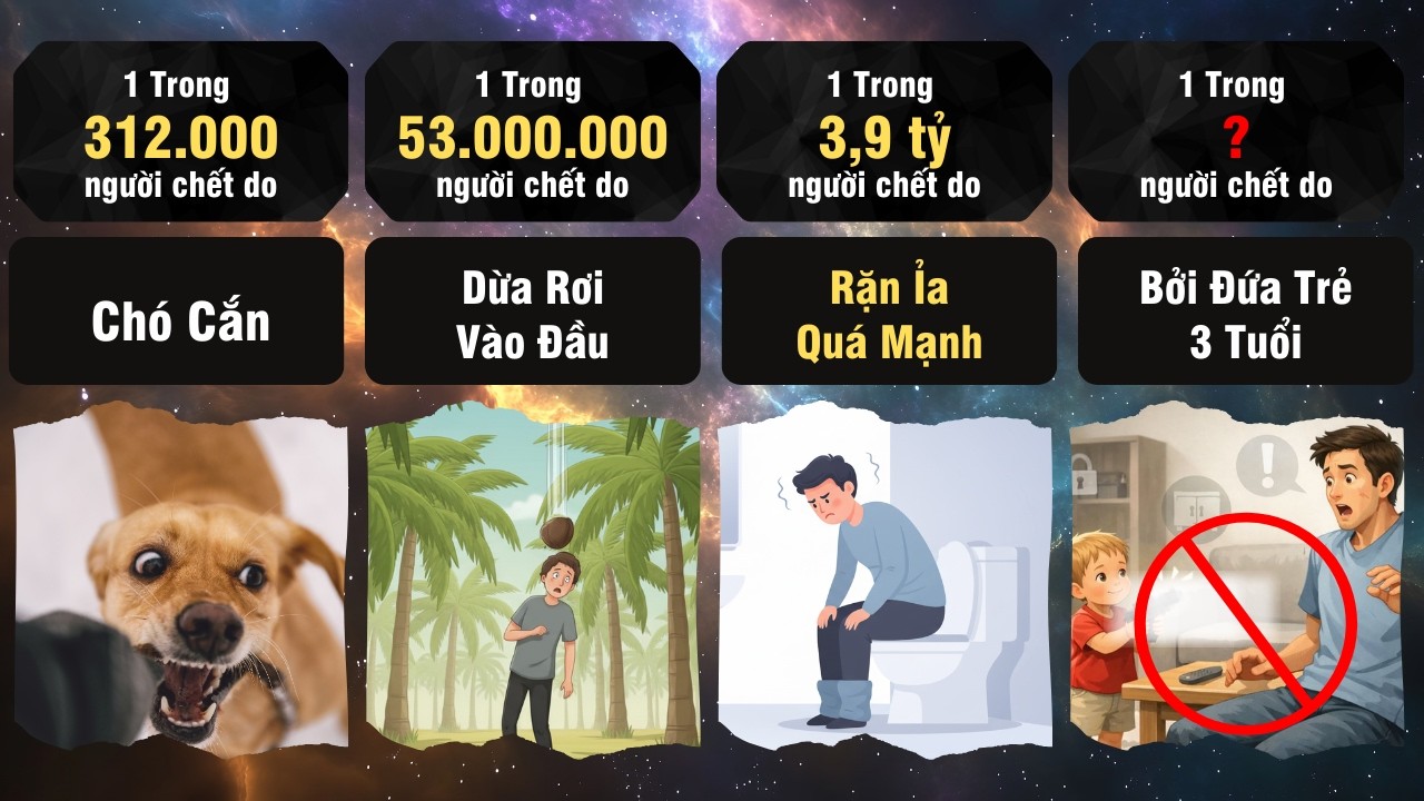 So Sánh: Những Cái Chết HIẾM GẶP Nhất Trái Đất