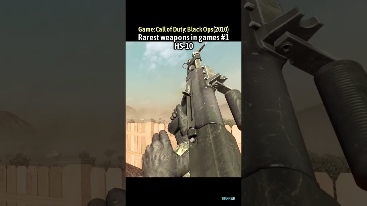 Rarest weapons in games #1