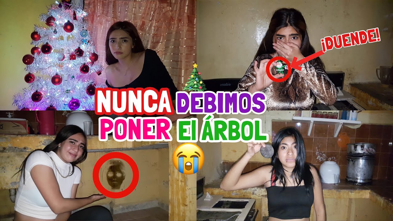 NO PONGAS ARBOL DE NAVIDAD 🎄EN CASA EMBRUJADA😨 ¡VIMOS UN DUENDE! | Jaque Argaes