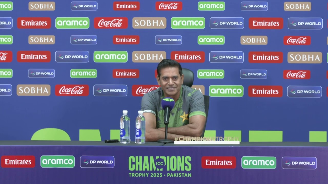 Aaqib Javed | Pakistan Player | Pakistan V India | ICC Champions Trophy | Pre-Match Press Conference