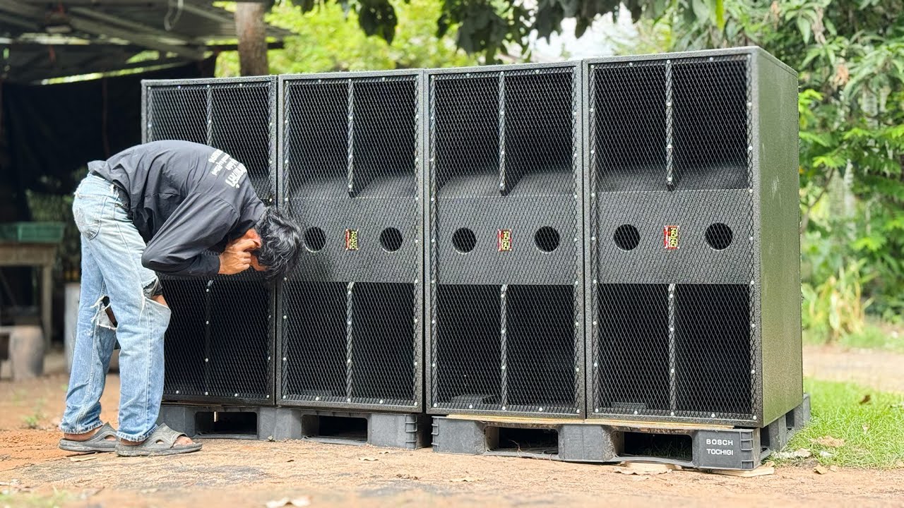 bass test subwoofer W- Box 18 inch