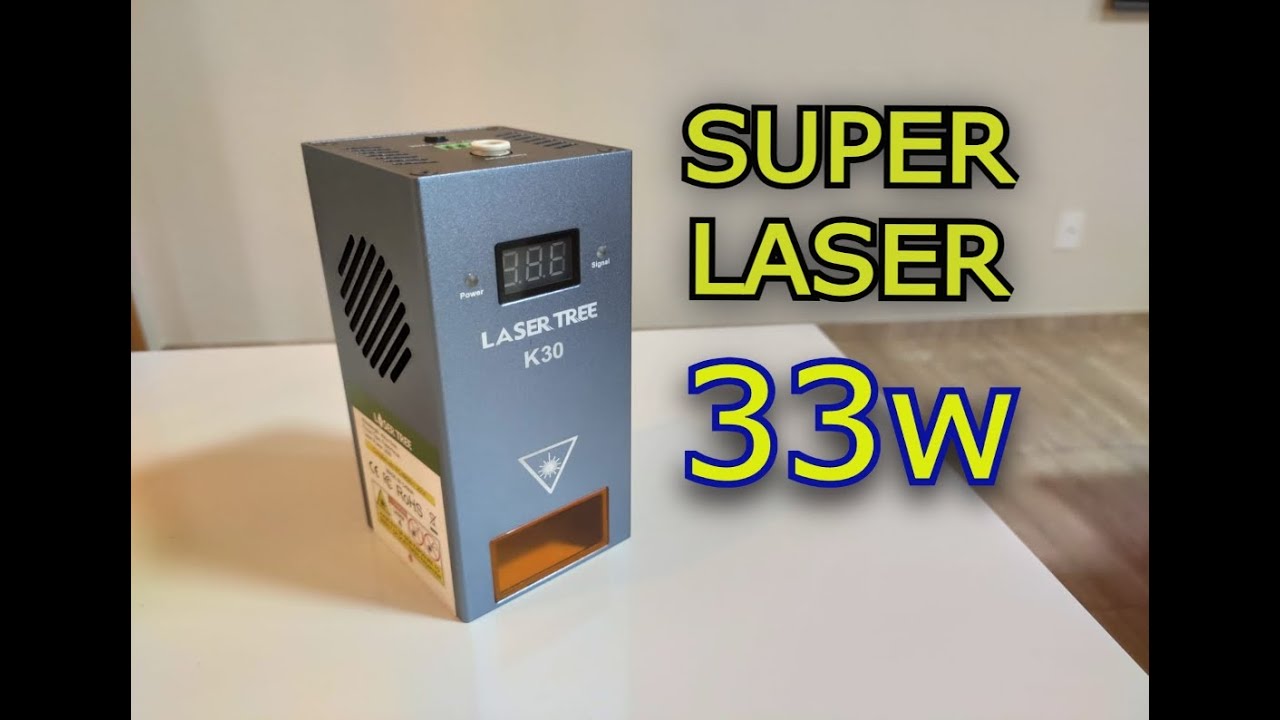 Monstro de 33w!! - LASERTREE K30 Review PT BR