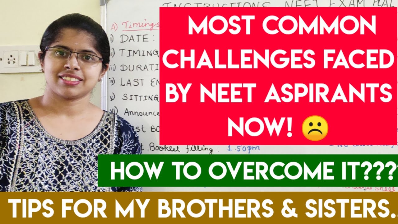 Most Common PROBLEMS faced by NEET ASPIRANTS! TIPS to overcome it!