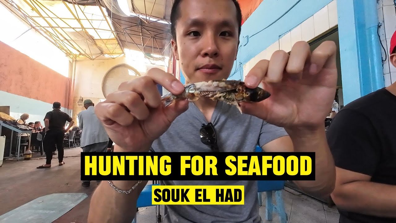 Experiencing a Seafood Feast with a Moroccan Family | Souk El Had, Agadir