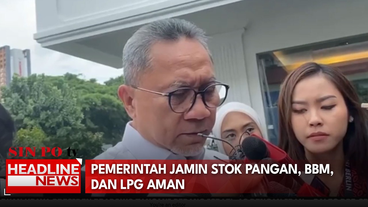 Pemerintah Jamin Stok Pangan, BBM, dan LPG Aman