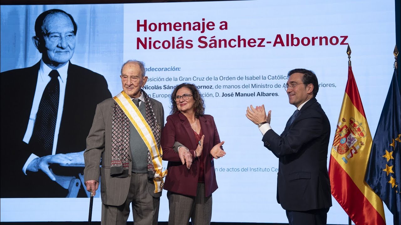 Nicolás Sánchez-Albornoz: 100 años