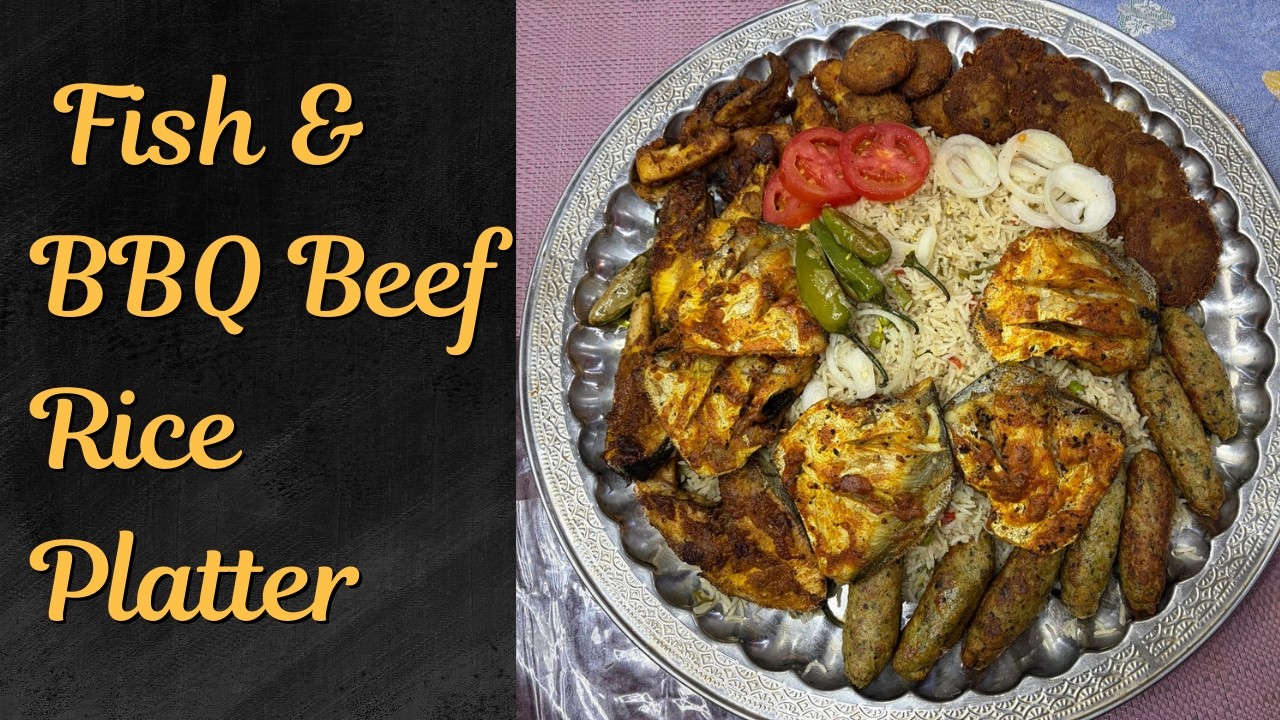 Ramadan Special Fish Fry & BBQ Beef Rice Platter | Easy Iftar Meal | Iftar Recipe 2026