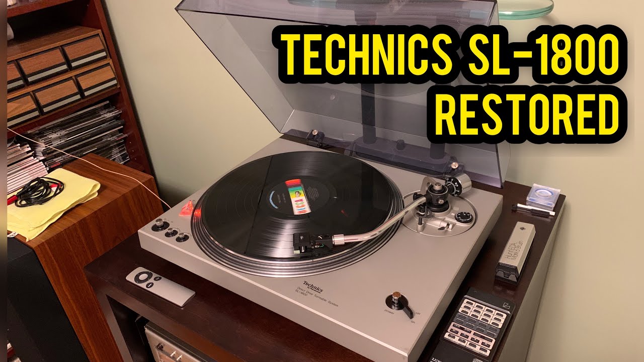 Technics SL-1800 Turntable Restored