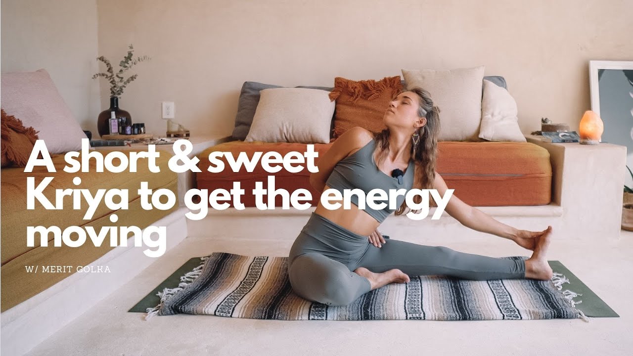 Kundalini Yoga | A short & sweet Kriya to get the energy moving | Good MORNING or EVENING practice