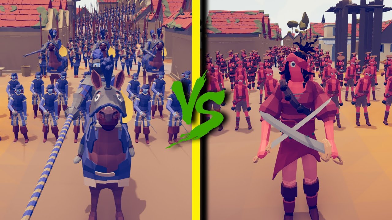 PIRATE FACTION vs RENAISSANCE FACTION - Totally Accurate Battle Simulator (TABS)