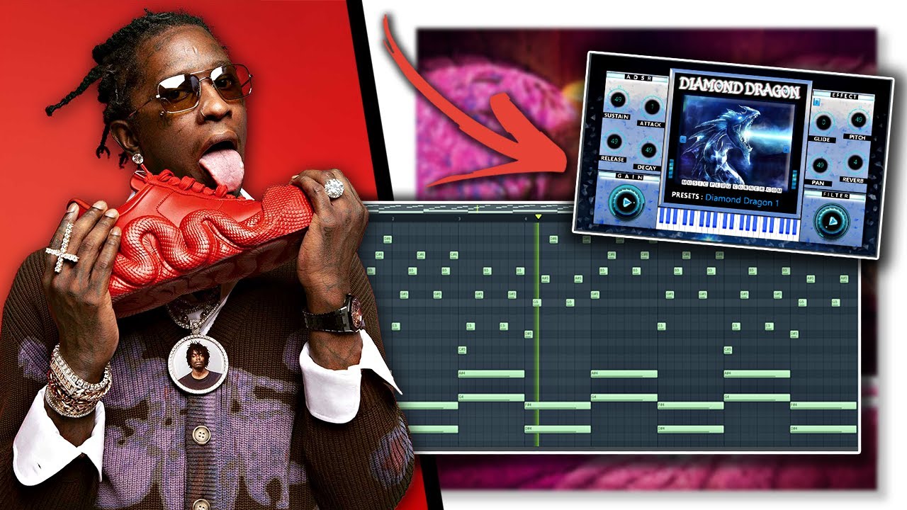 Как создать энергичные биты YSL для Young Thug | FL Studio