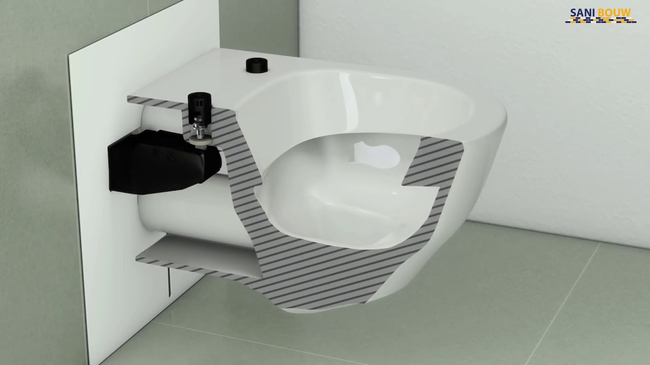 Installatie douchewc Villeroy & Boch ViClean-L