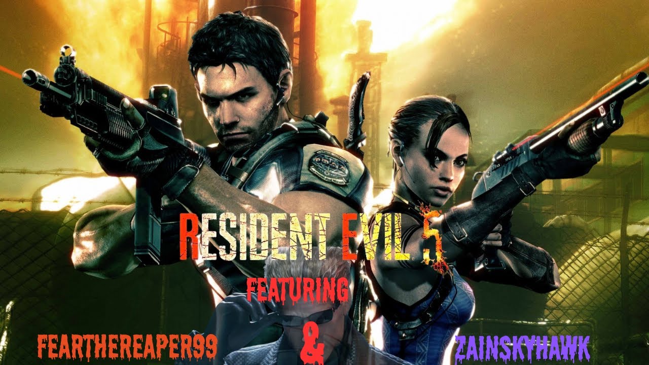 Resident Evil 5 part 1 CHAOS IN KIJUJU Our Action Horror Nightmare Begins FT Zainskyhawk