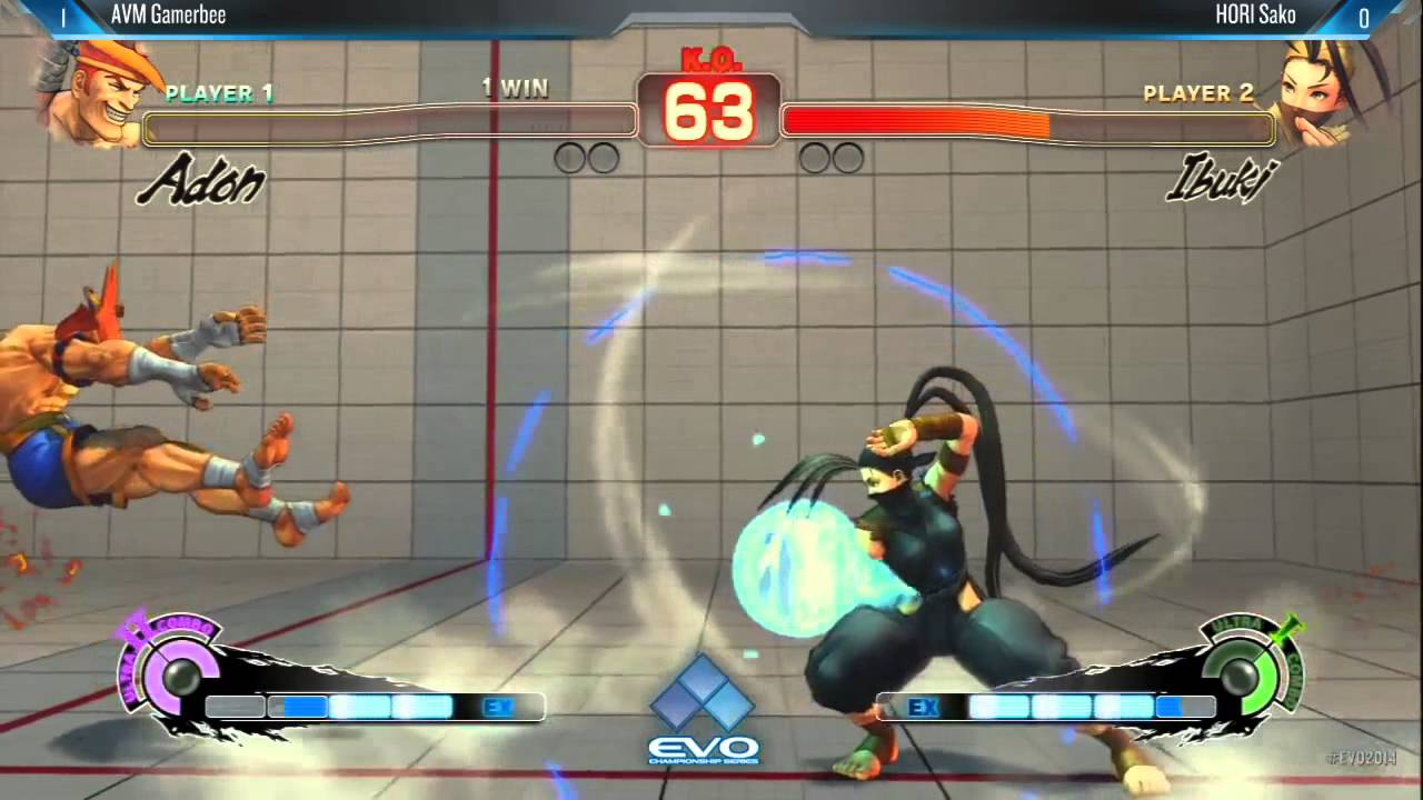 Sako (Ibuki) vs Gamerbee (Adon) - Evo 2014 USF4