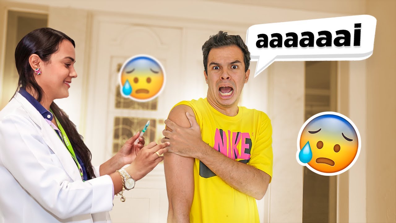 TIVE QUE TOMAR UMA INJEÇÃO! MUITO MEDO!