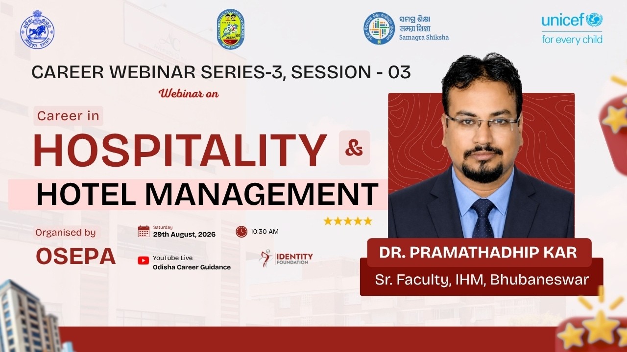Career in Hospitality & Hotel Management | Career Webinar Series-3, Session 3 | OSEPA