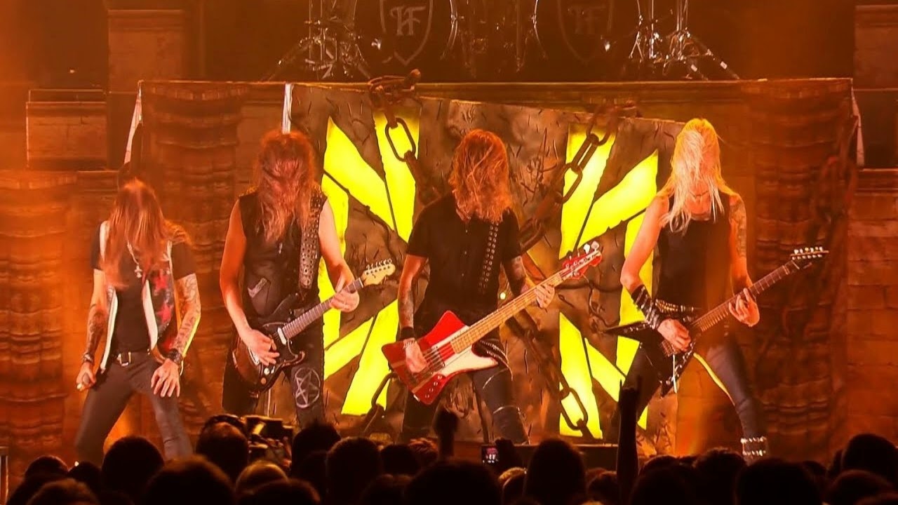 HammerFall - Hearts on Fire (BASS BACKING TRACK  w/VOICE)