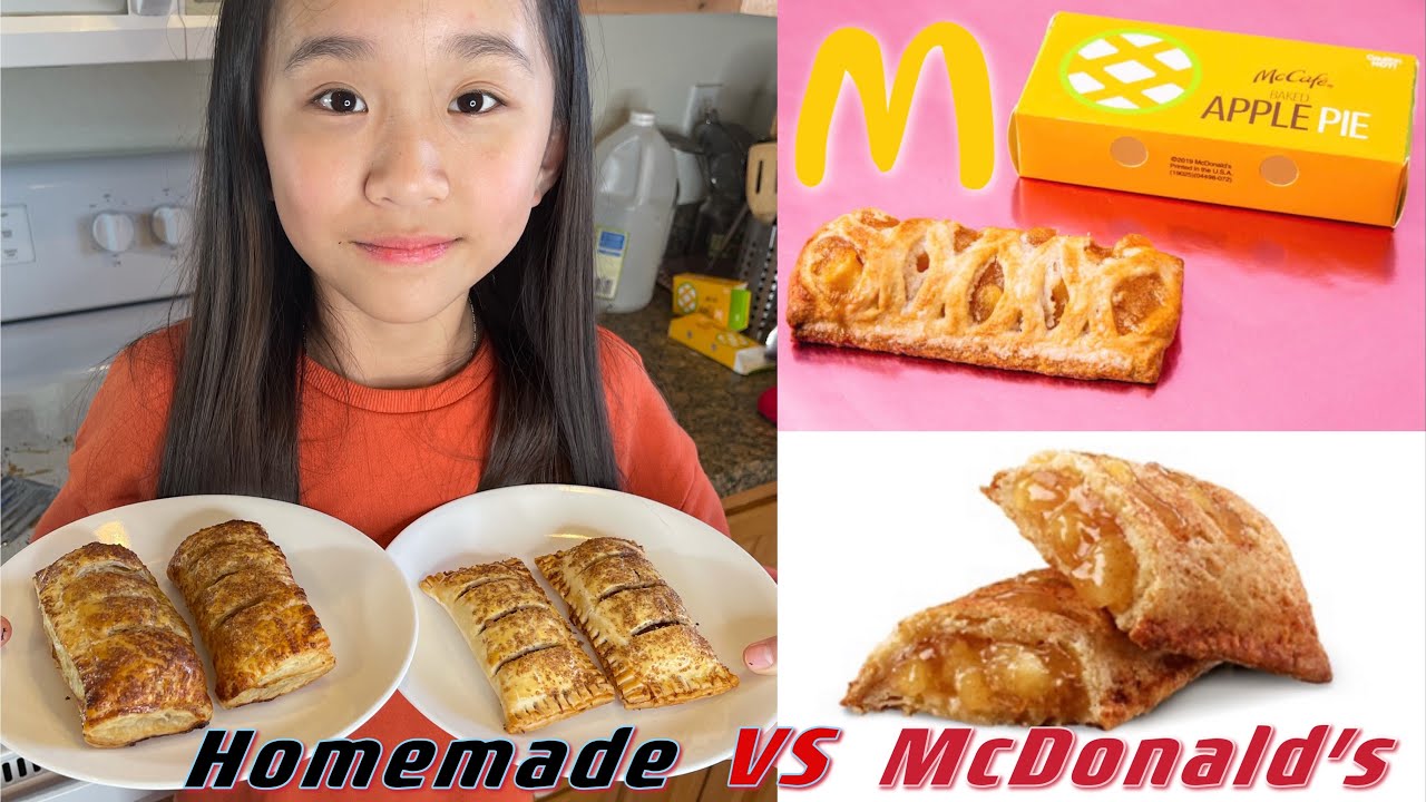 Homemade Apple Pie VS McDonald's Apple Pie | Janet and Kate