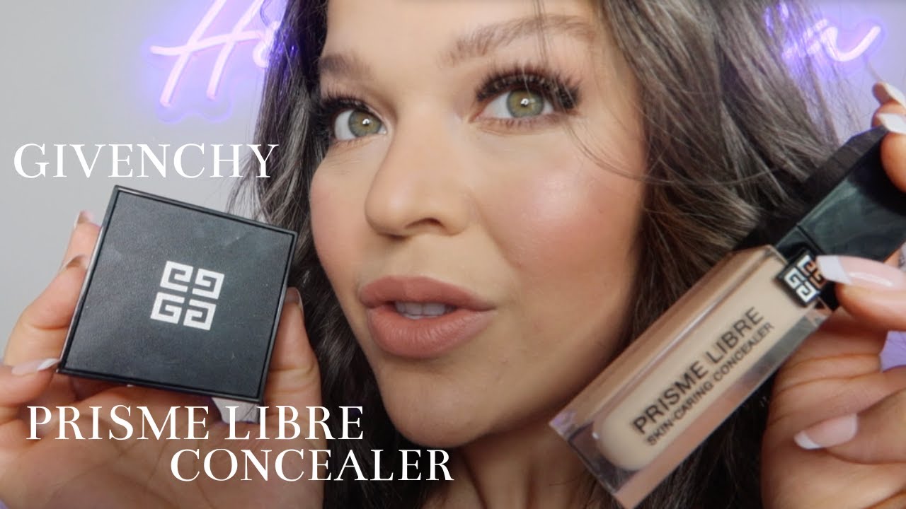 ✨NEW PRISME LIBRE CONCEALER! testing it w/the ICONIC GIVENCHY SETTING POWDER! 8+hour were test!