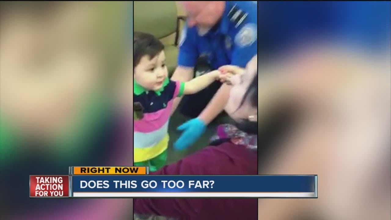 TSA search of children causes stir