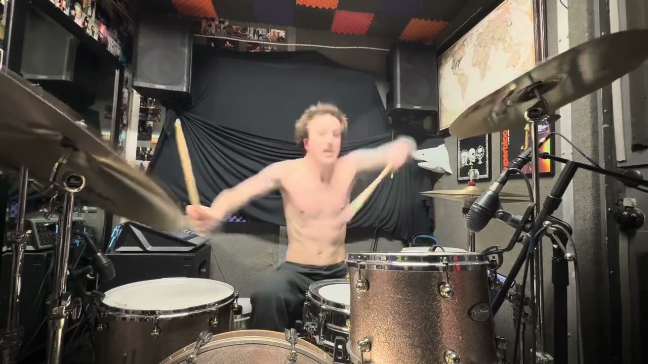 anxious- counting sheep tosh drum cover