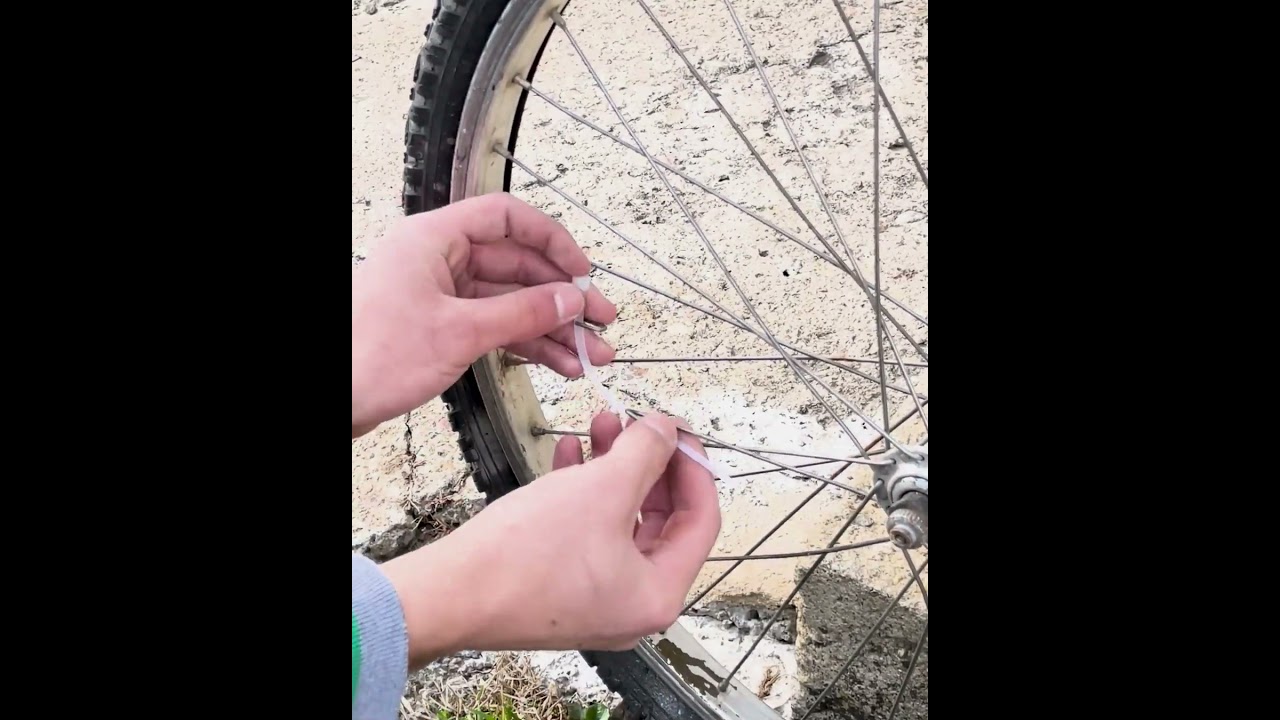 Fix Broken Bicycle Wheel - #shorts #bike #bicycle  #lifehack #diy #repair