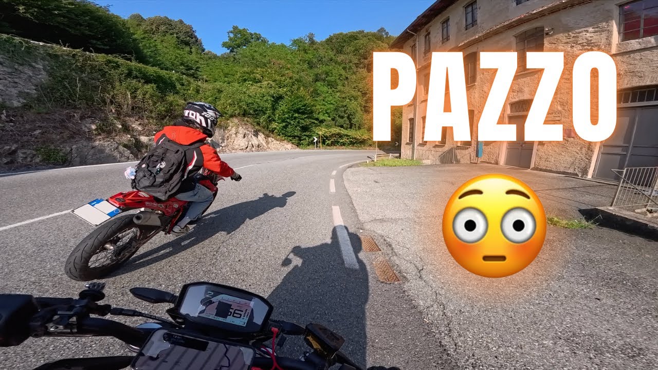 PAZZO! 125 4T IN ESTERNO CURVA😱