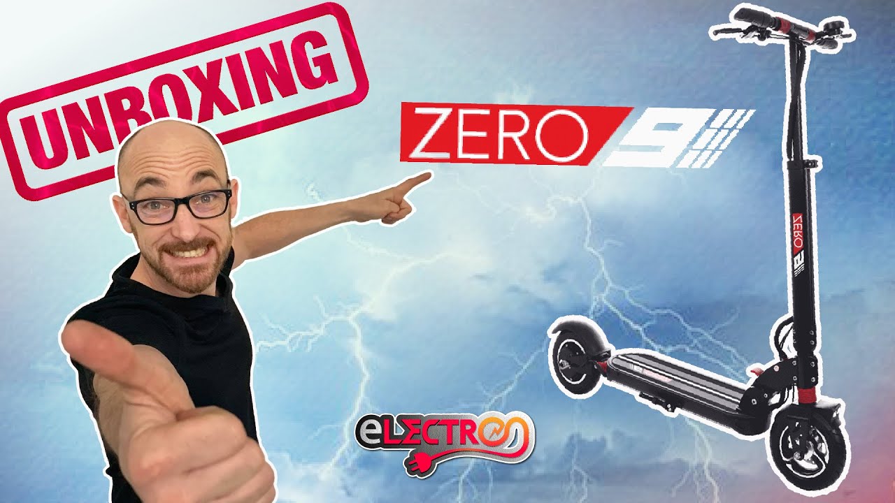 ZERO 9 je te presente cette trottinette electrique puissante et compacte