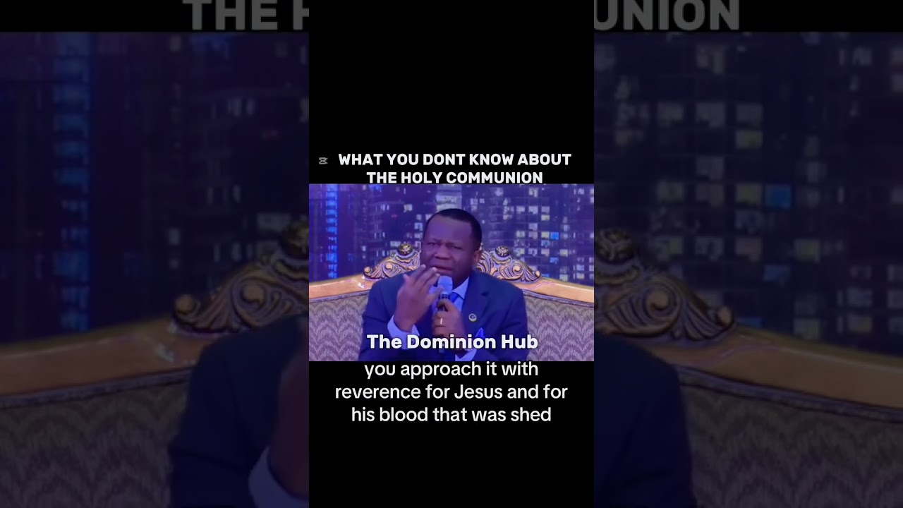 Тайна Святого Причастия | Д-р Дэвид Огбуэли #pastordavidogbueli #dominioncity #jesus #holycommunion