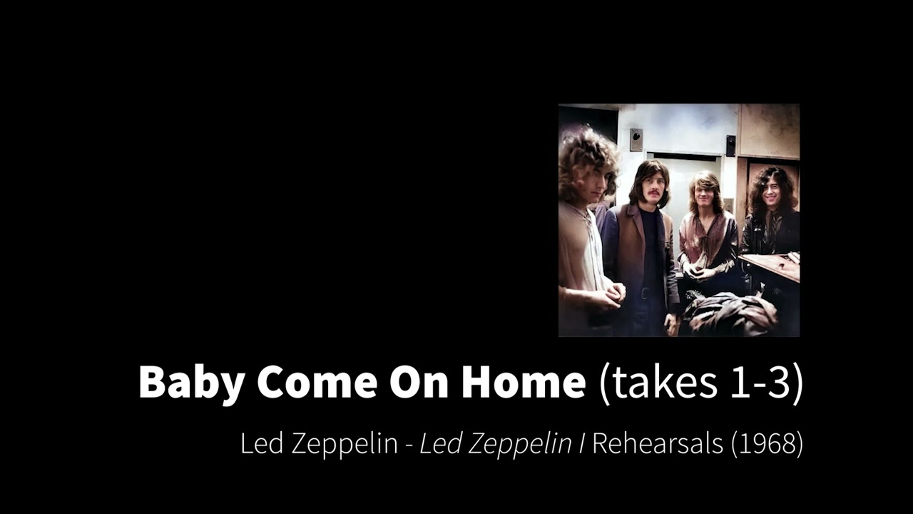 Led Zeppelin - Baby Come On Home (takes 1-3) | First Album Sessions (1968)
