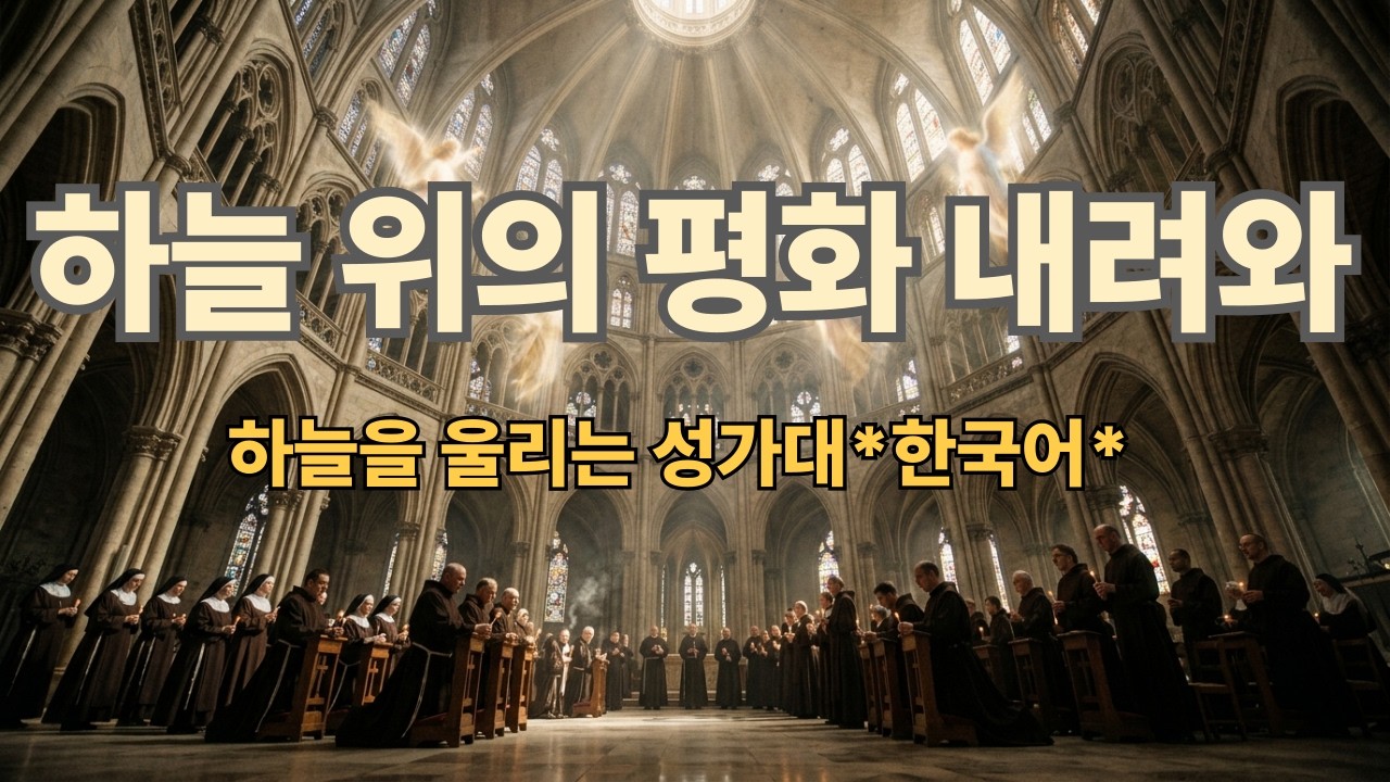 천상의 화음으로 바치는 깊은 기도와 평화의 시간  *한국어* #가톨릭음악#그레고리오성가#기도음악#묵상음악#평화로운음악#힐링음악