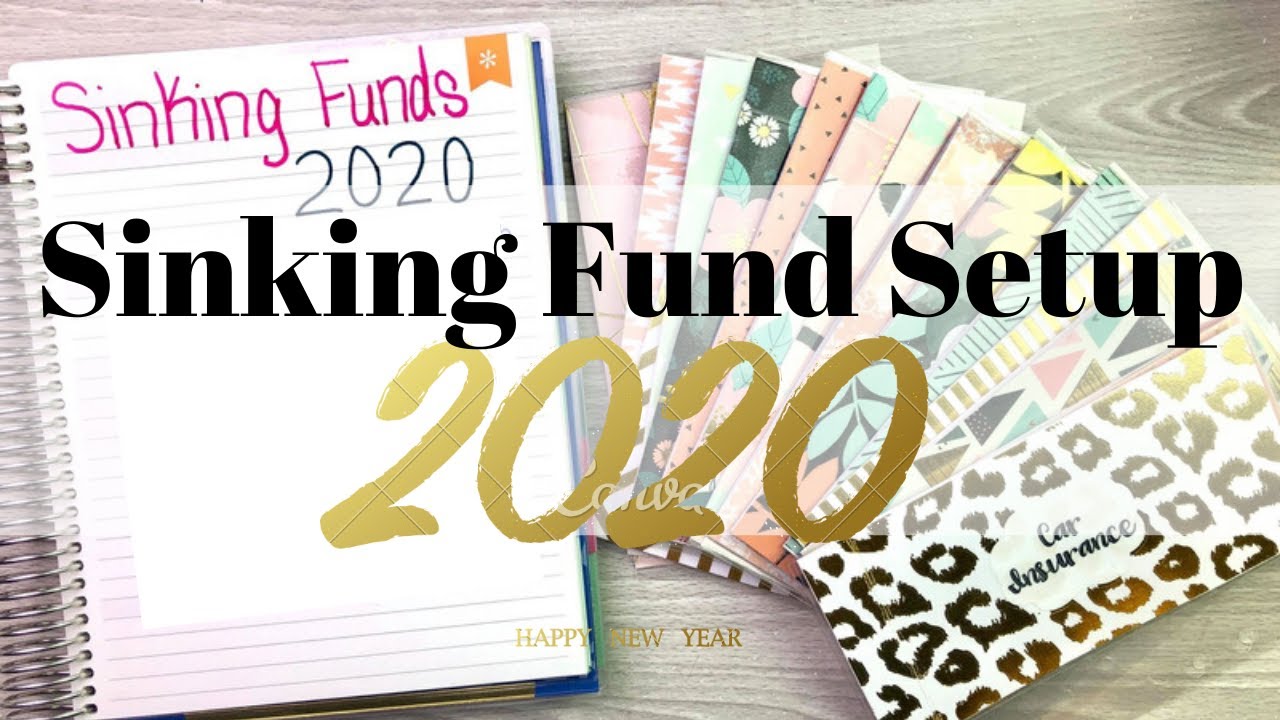 Setting Up My 2020 Sinking Funds || Sinking Fund Breakdown || MoreyJuneDesigns