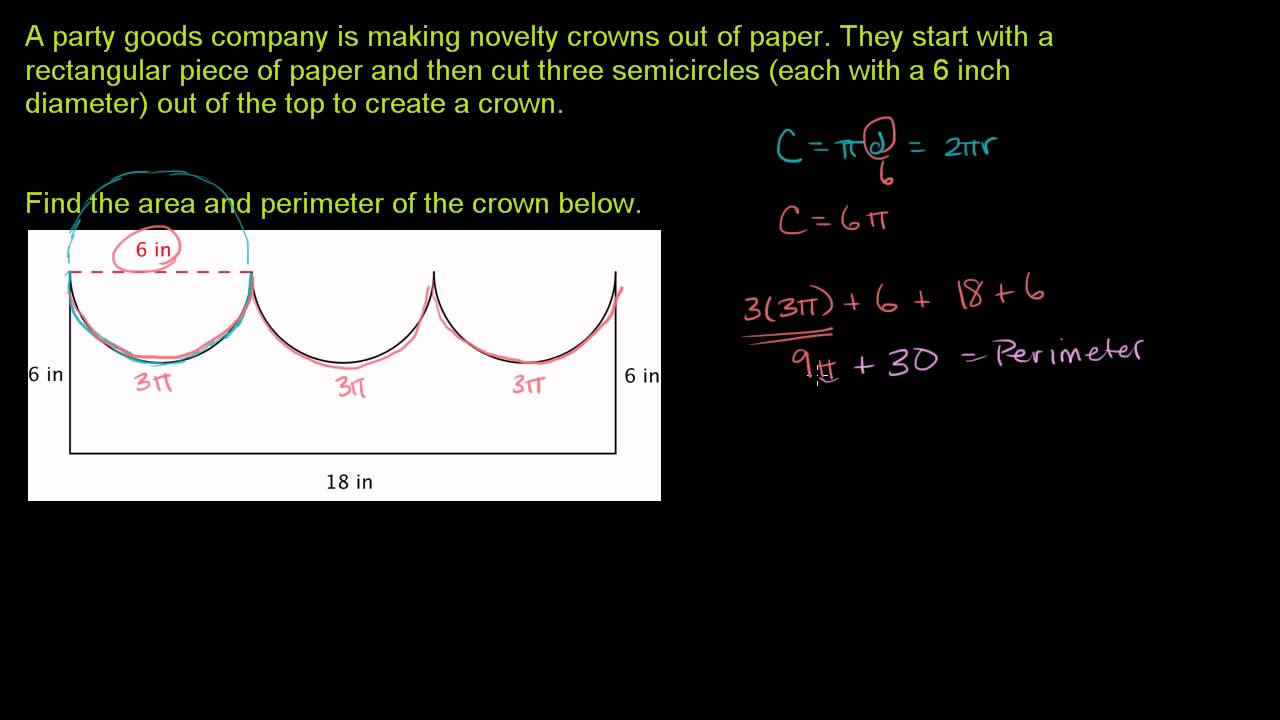 Area and Perimeter of Composite Figures