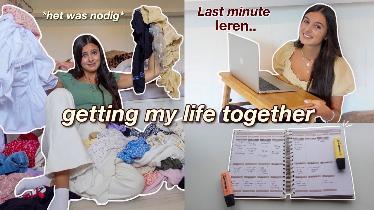 mijn chaotische leven weer op orde krijgen; leren, opruimen, plannen & my-jewellery shoplog :)