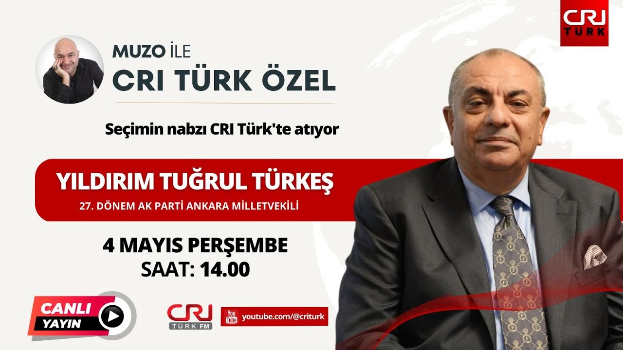 Yıldırım Tuğrul T&uuml;rkeş, CRI T&uuml;rk &Ouml;zel canlı yayınında | CRI T&uuml;rkᴴᴰ