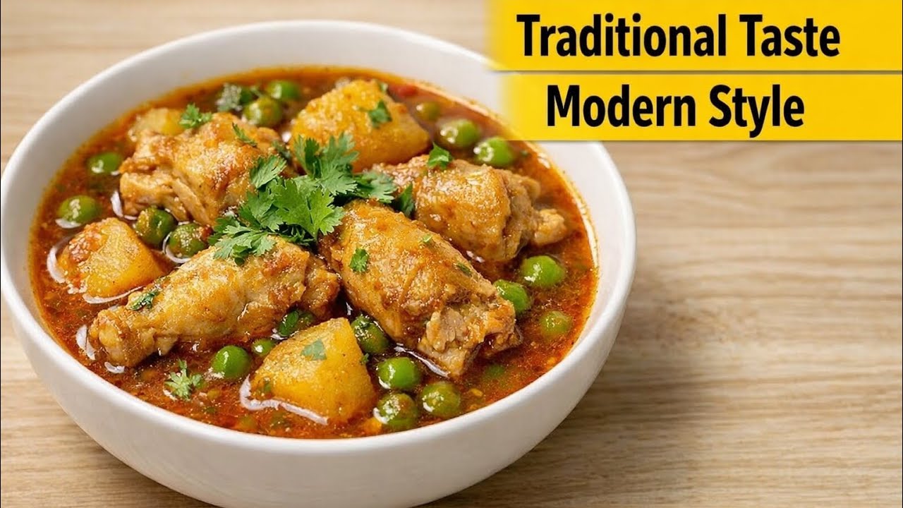 “Chicken & Peas Made Easy | Quick & Delicious#shorts #short #subscribe #cooking 