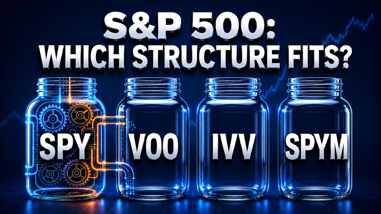 SPY vs VOO vs IVV vs SPYM &mdash; Which S&P 500 ETF Structure Fits Best?