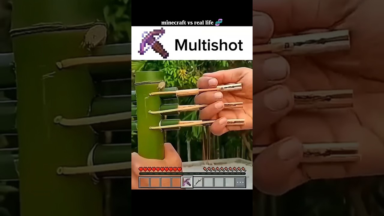 Minecraft vs Real life 🧬 