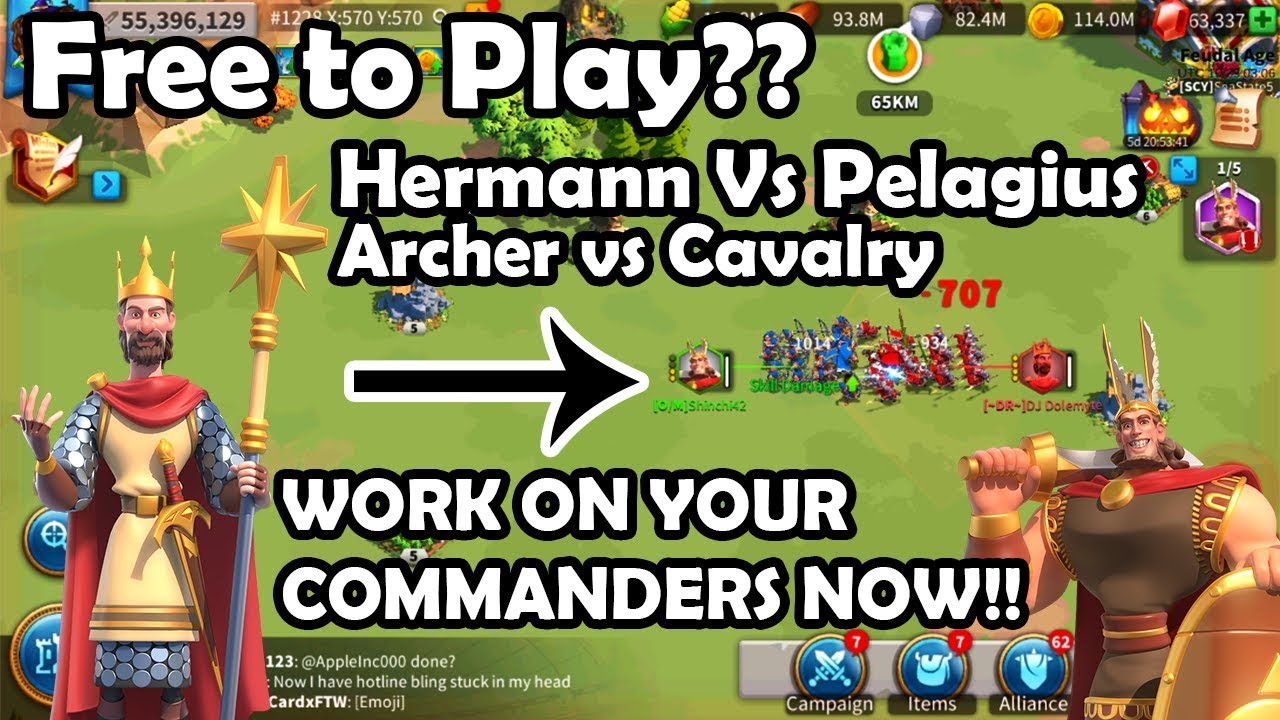 HERMANN Can put you out of ACTION! Epic Commander T4 | Rise of Kingdoms