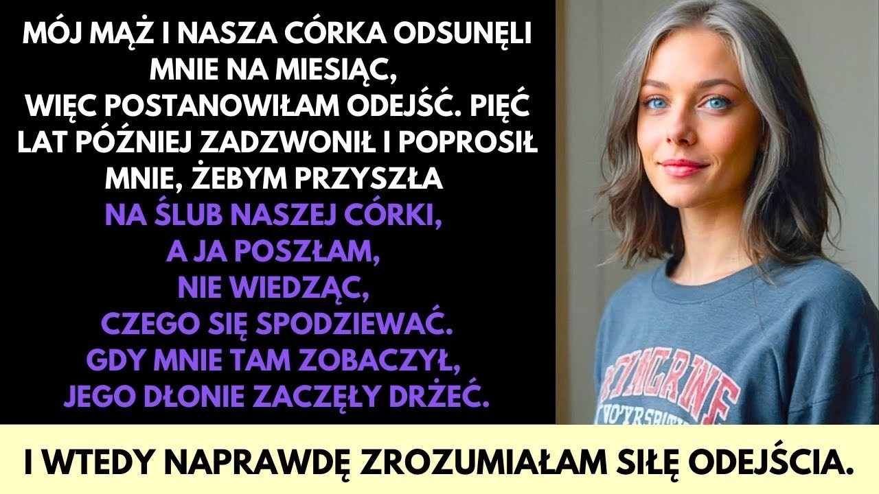 Mąż i Córka Mnie Wymazali—5 Lat Później Weszłam na Jej Luksusowy Ślub, a On Zadrżał