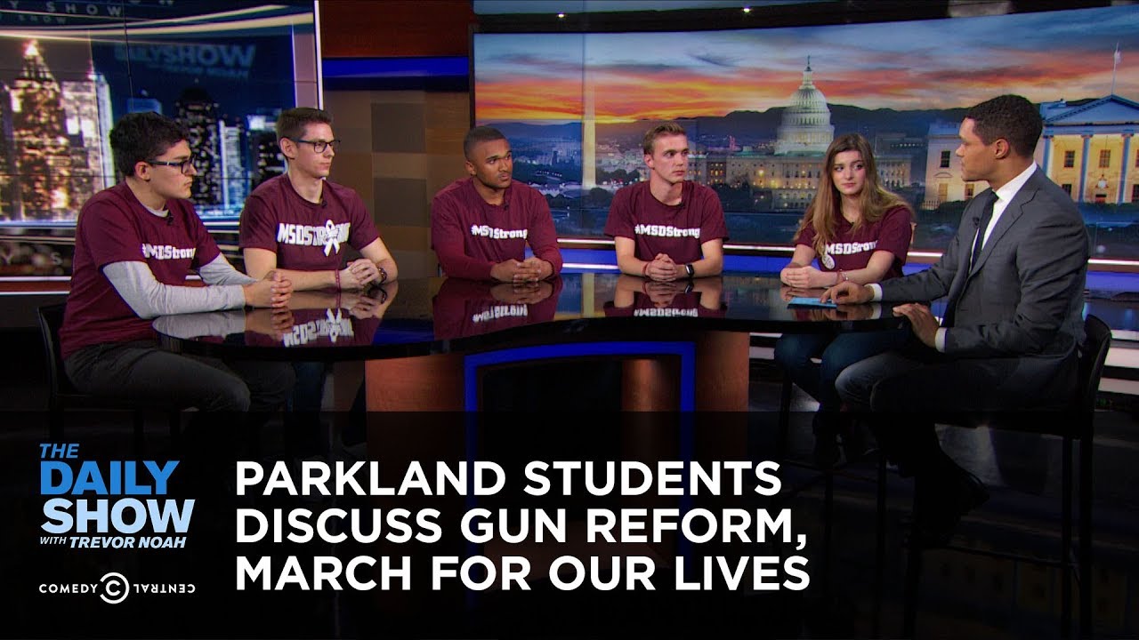 Parkland Students Discuss Gun Reform, March For Our Lives | The Daily Show