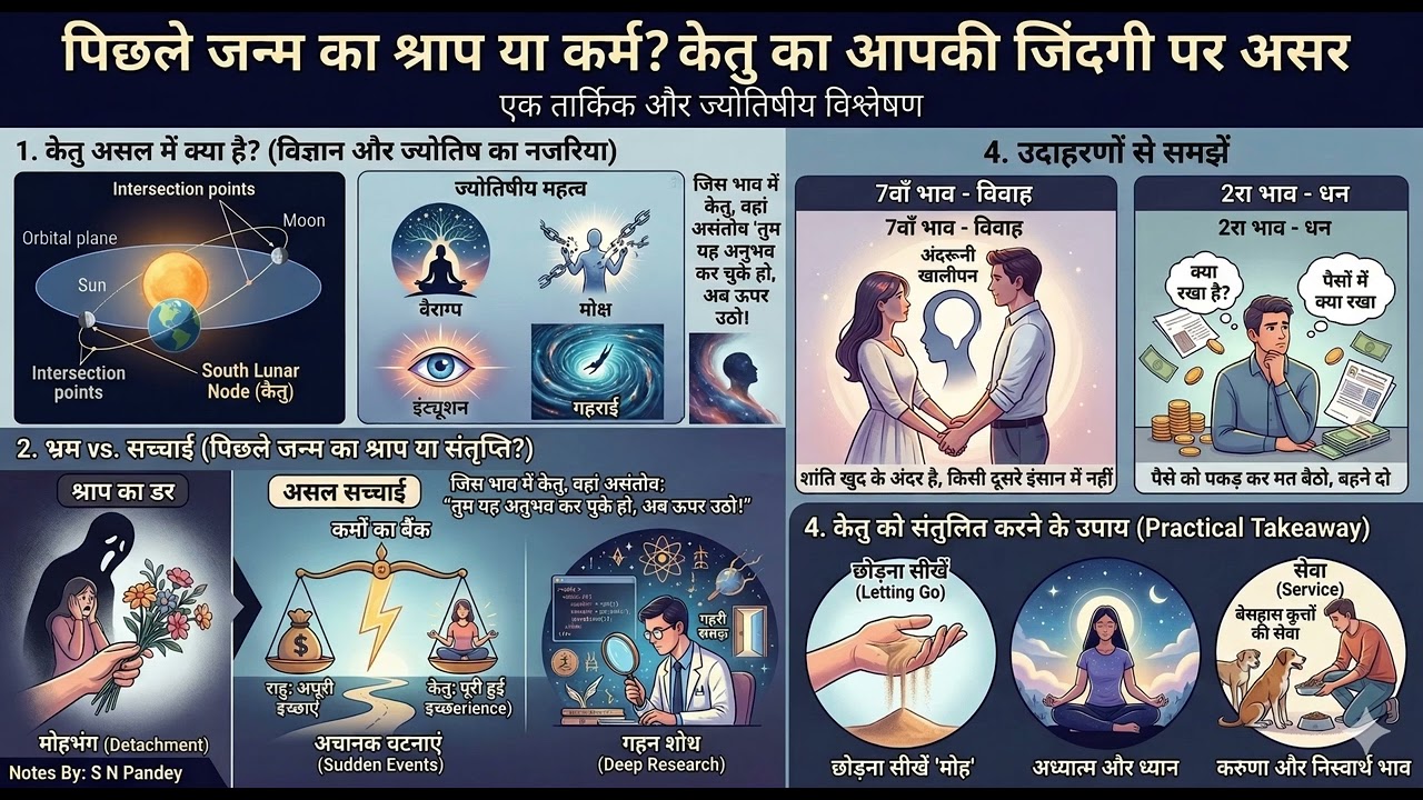पिछले जन्म का श्राप या कर्म केतु का आपकी जिंदगी पर असर