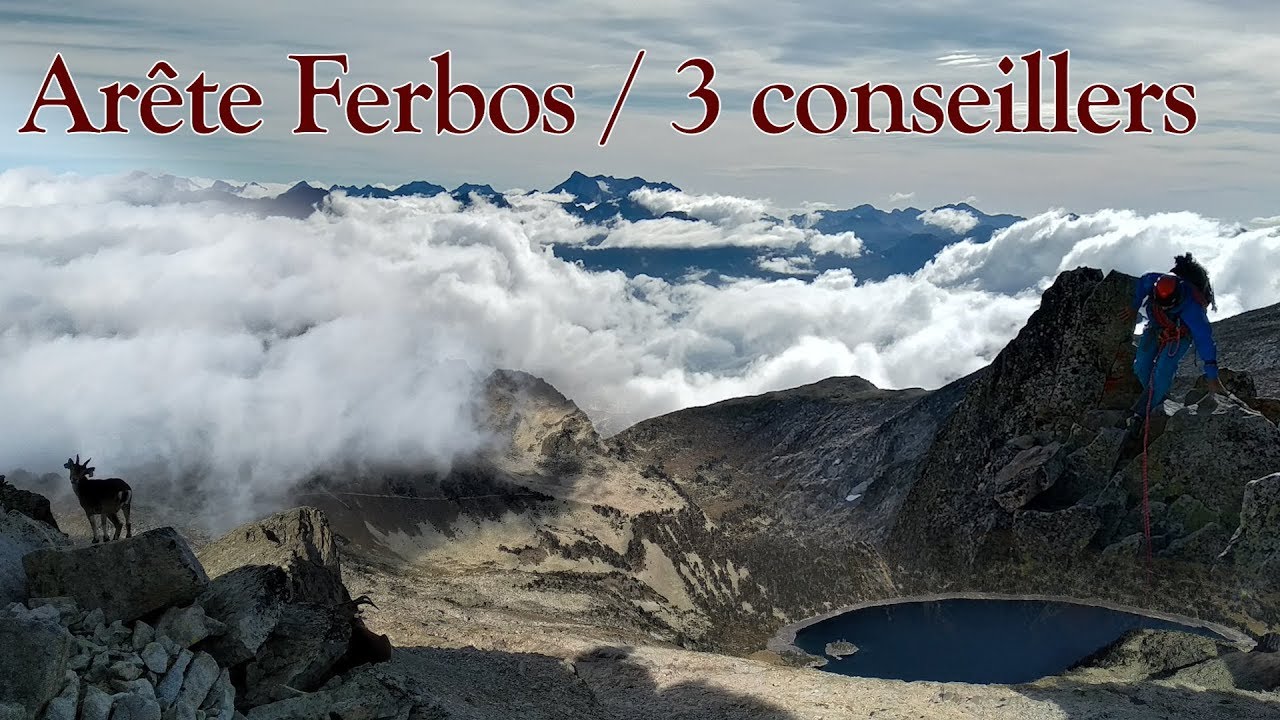 Néouvielle - Arête Ferbos/arête des 3 conseillers (AD) - Octobre 2019