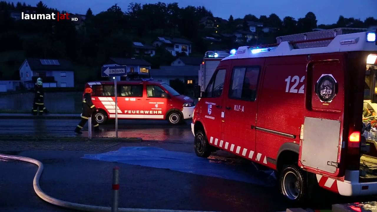 Heftige Überflutungen und Vermurungen nach schweren Unwettern