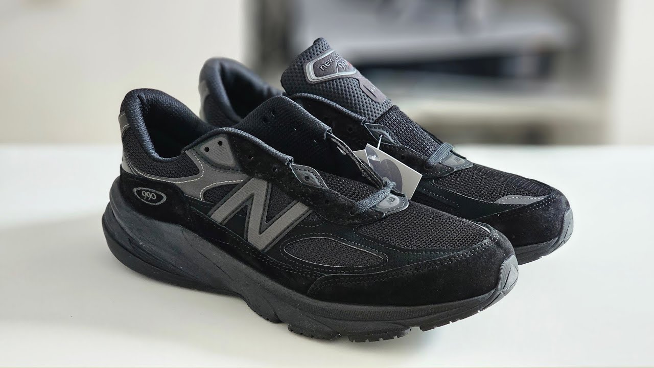 New Balance 990v6 Triple Black U990BB6 unboxing