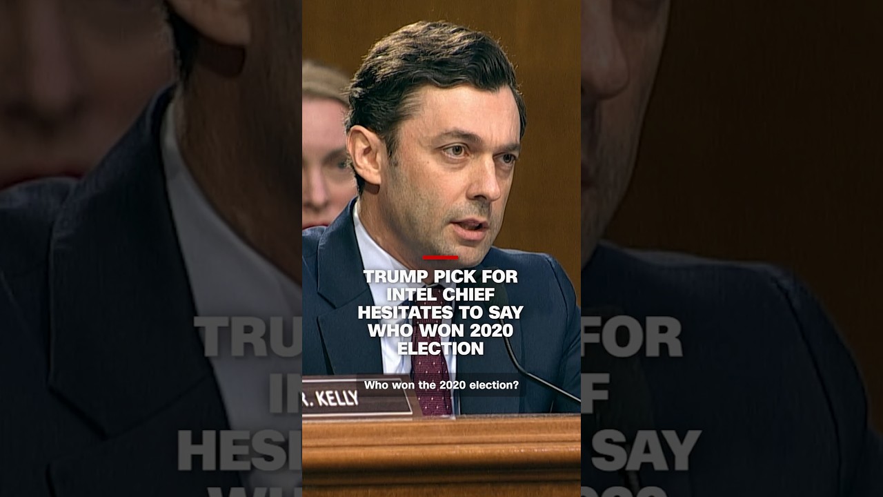 Trump pick for intelligence chief hesitates to say who won 2020 election
