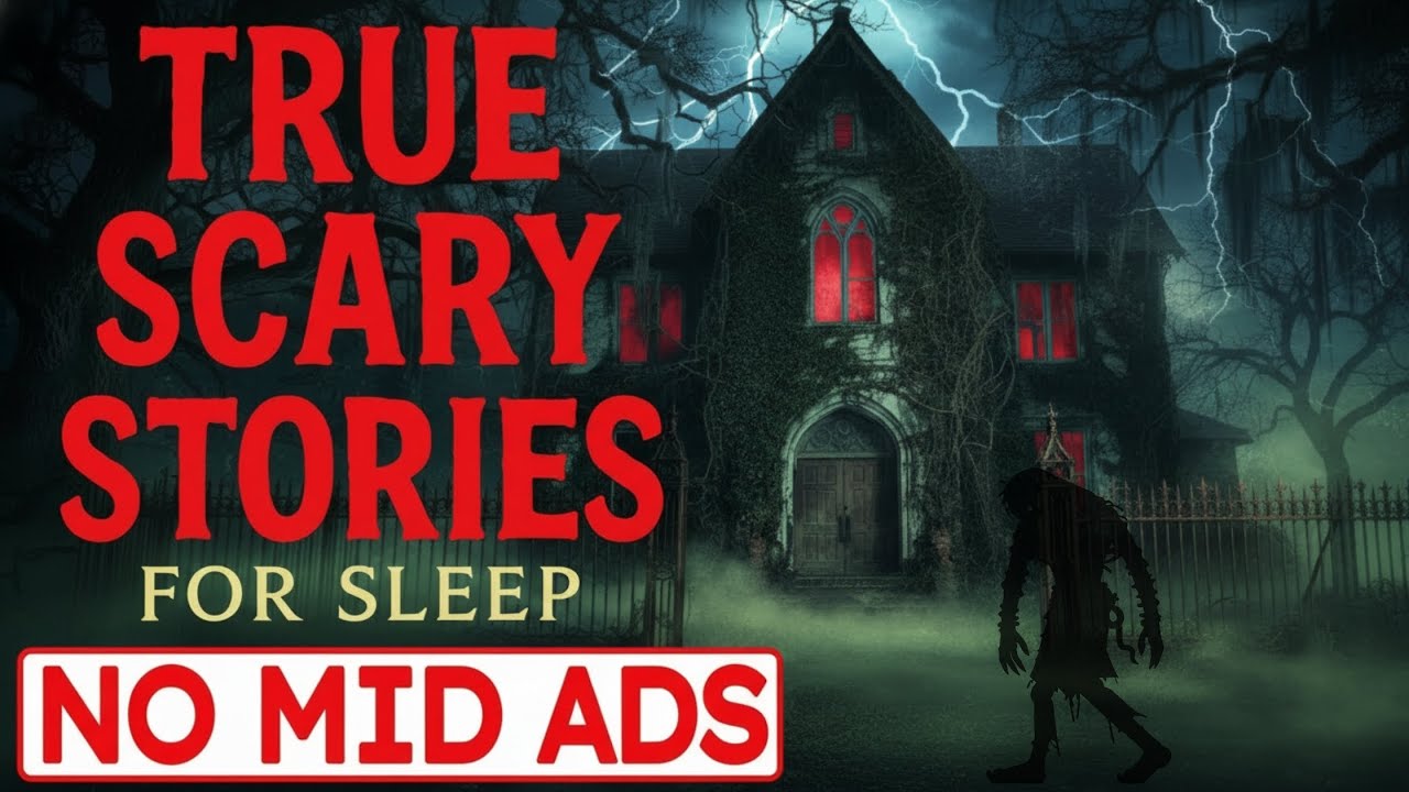 NO ADS 🛑 2 HOURS of TRUE Scary Stories for Sleep | Rain Sounds | Black Screen |  Ep. 14